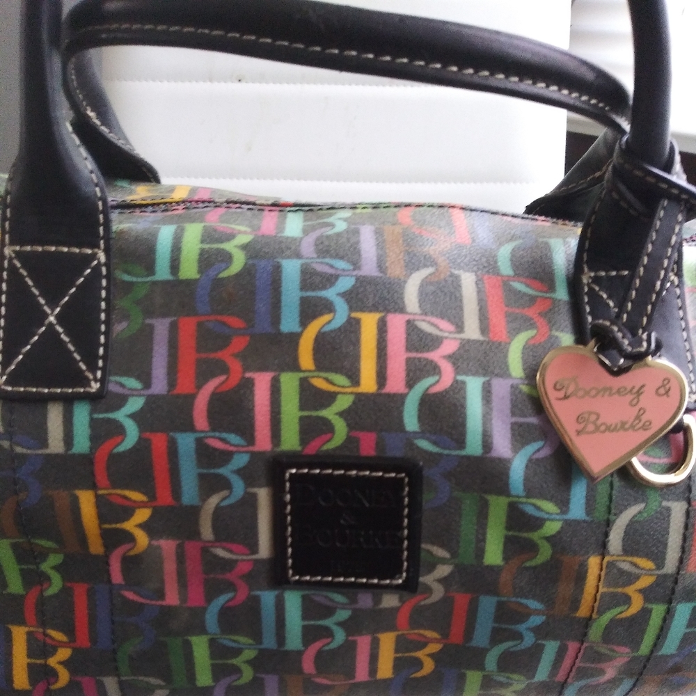 Dooney and Bourke Signature Duffle Shoulder Bag - Picture 2 of 8